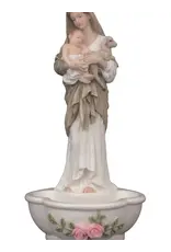 Goldscheider of Vienna L'innocence  Holy Water Font  in Color 7.5"