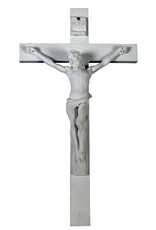 Goldscheider of Vienna 10" White Crucifix