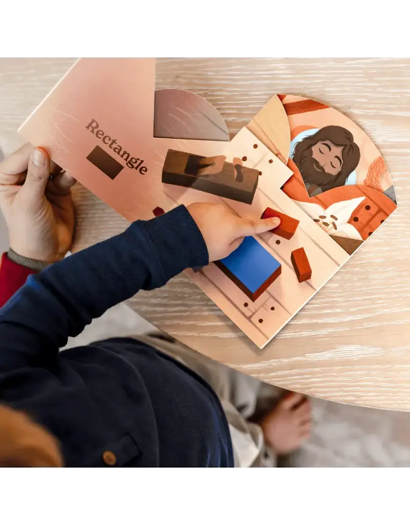 The Little Rose Shop Joseph's Workshop of Shapes Board Book