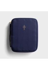 Bible Cover-Cross-Navy