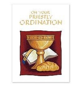 Altar + Home On Your Priestly Ordination Ordination Congratulations Card
