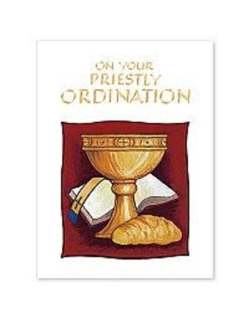 Altar + Home On Your Priestly Ordination Ordination Congratulations Card
