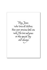 Altar + Home Blessings on Baby's Baptism Greeting Card