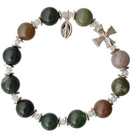 Sine Cera Multicolor Onyx Rosary Bracelet (10mm)