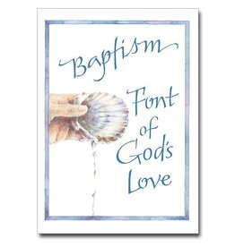 Altar + Home Baptism Font of God's Love Card