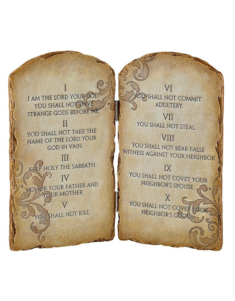 Avalon Gallery Ten Commandments Plaque