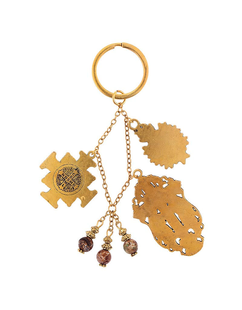 Creed Saint Benedict Adoration Keychain