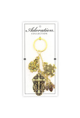 Creed Saint Benedict Adoration Keychain