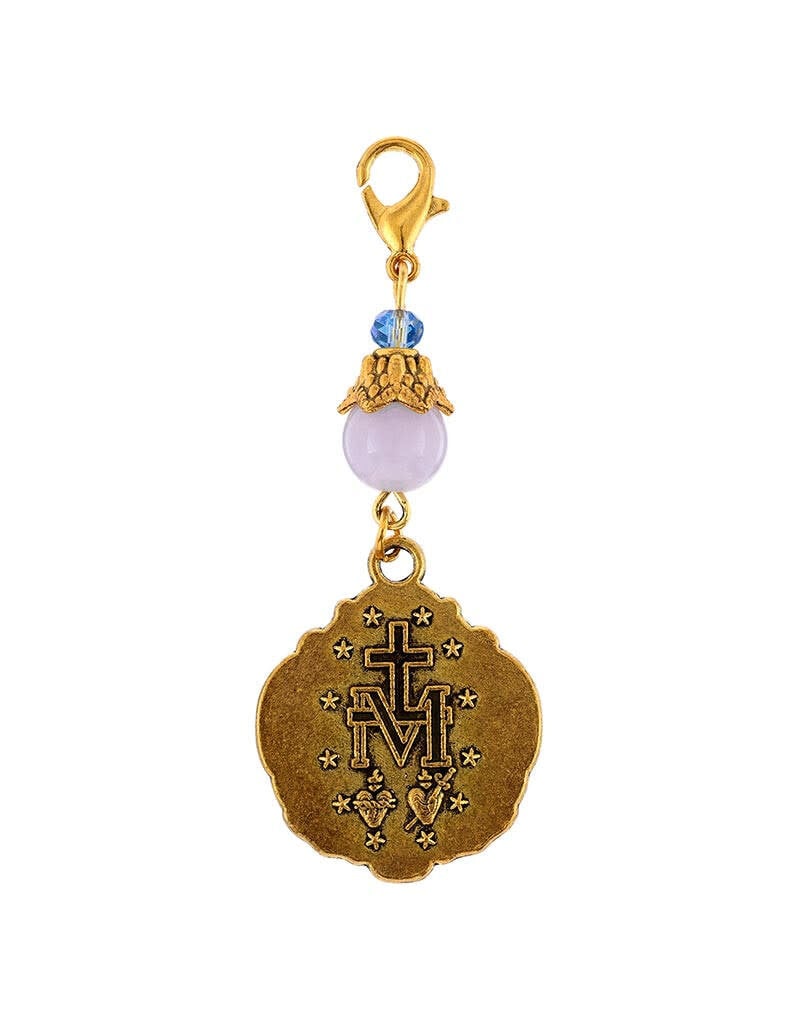 Creed Miraculous Medal Adoration Bag Clip