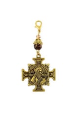 Creed Saint Benedict Medal Adoration Bag Clip