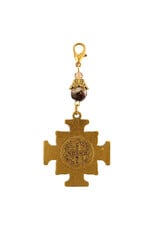 Creed Saint Benedict Medal Adoration Bag Clip