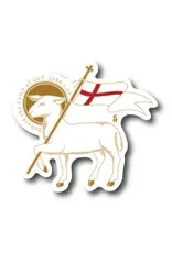 Sock Religious Paschal Lamb Sticker