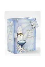 Lumen Mundi Small Baptism May God Bless You Gift Bag with Tissue (5" x 3.75")