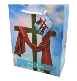 Lumen Mundi He Has Risen Large gift bag, 9.75" x 7.75"