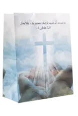 Lumen Mundi John 2:25 Gift Bag with Gift Tissue. 9.75x 7.75 - Large