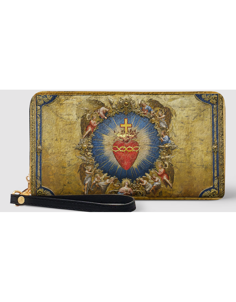 "Sacred" Faux Leather Wallet (Sacred Heart)