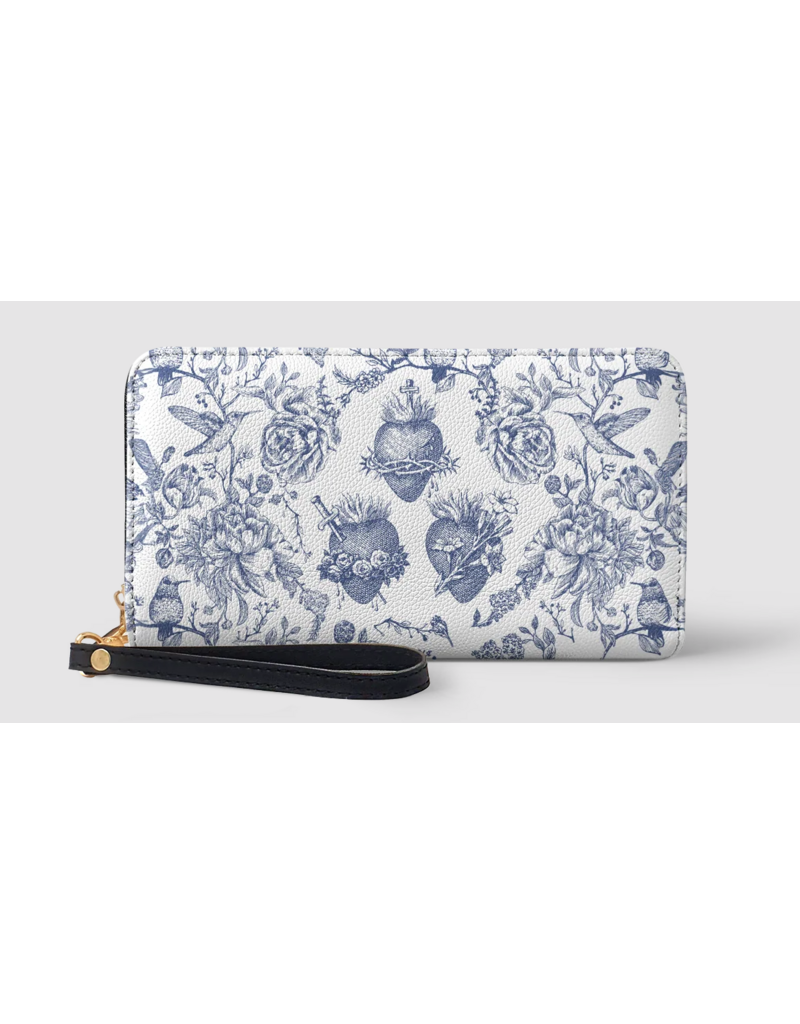 "Trinitas" Faux Leather Wallet (Holy Family Hearts)