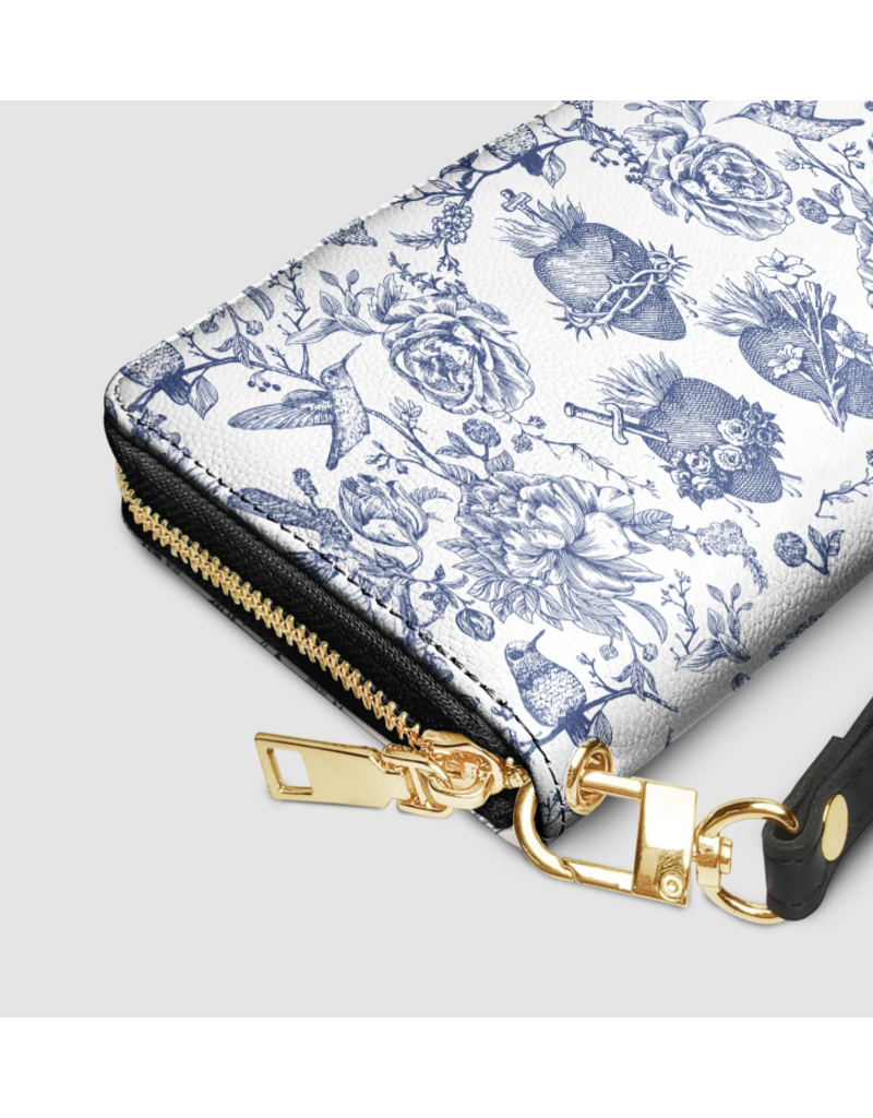 "Trinitas" Faux Leather Wallet (Holy Family Hearts)