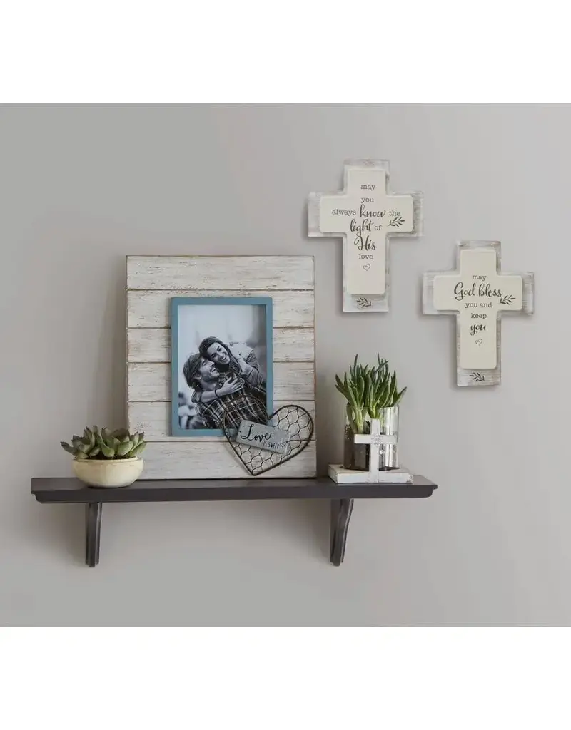 Precious Moments 8" Cross - May You Know the Light of His Love