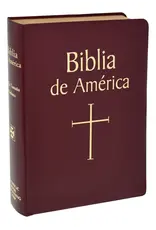 Catholic Book Publishing Corp Biblia De America - Burgundy Imitation Leather