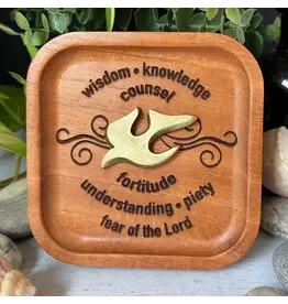 Abbey & CA Gift Seven Gifts of the Holy Spirit Trinket Dish