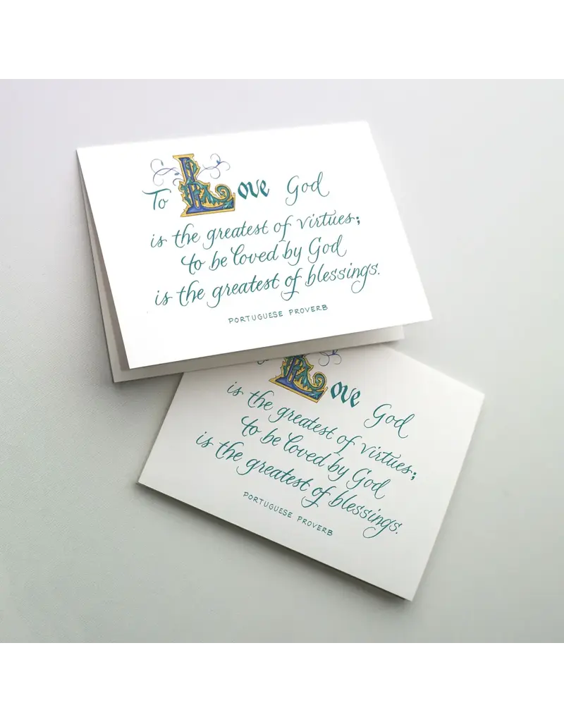 Altar + Home To Love God Is the Greatest... - Box of 12 Petite Notes with Envelopes