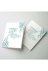 Altar + Home Thanking God for You - Foiled Thank You Notes...Box of 12 with Envelopes