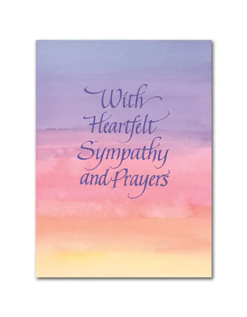 Altar + Home With Heartfelt Sympathy and Prayers - Sympathy Card
