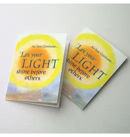 Altar + Home Let Your Light Shine - Graduation Congratulations Card