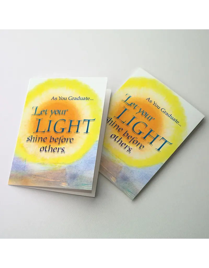 Altar + Home Let Your Light Shine - Graduation Congratulations Card