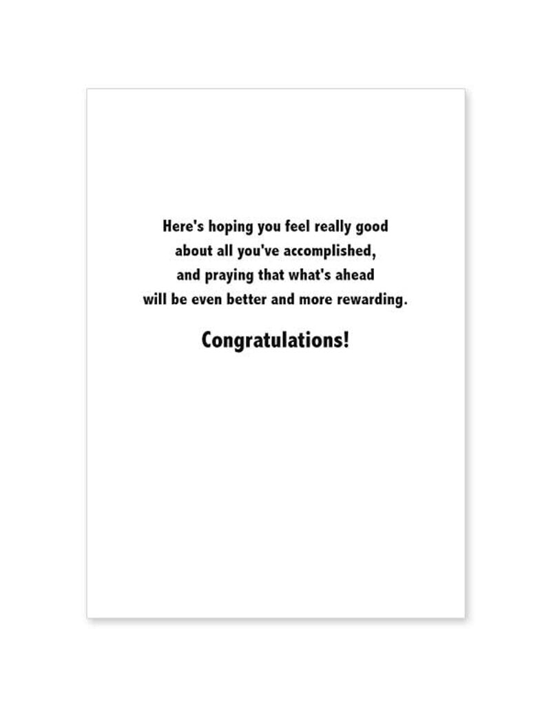 Altar + Home To Graduate Is No Small Thing General Graduation Congratulations Card