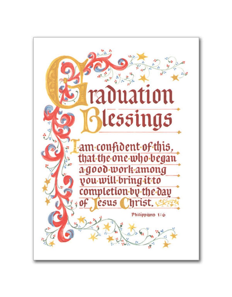 Altar + Home Graduation Blessings Card