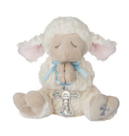 GANZ USA LLC Serenity Lamb Plush with Crib Cross - Boy