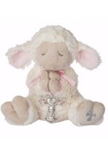 GANZ USA LLC Serenity Lamb Plush with Crib Cross - Girl