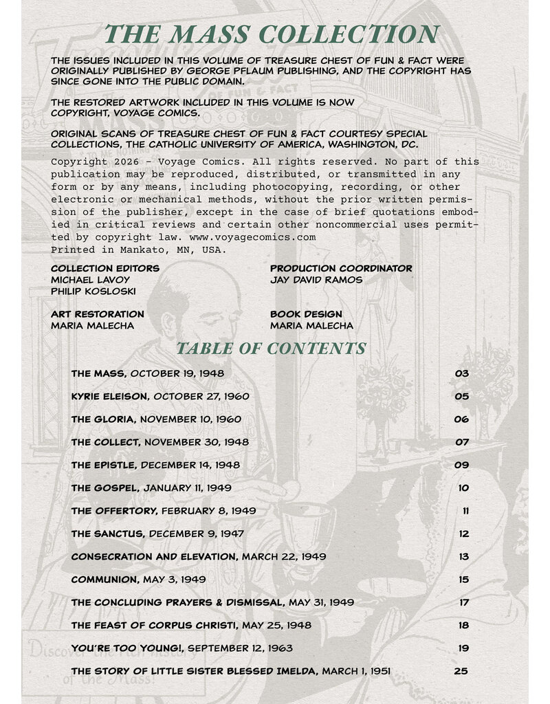 Voyage Comics Treasure Chest: the Mass