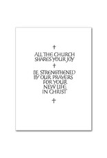 Altar + Home Congratulations As You Receive The Sacraments of Initiation OCIA Card