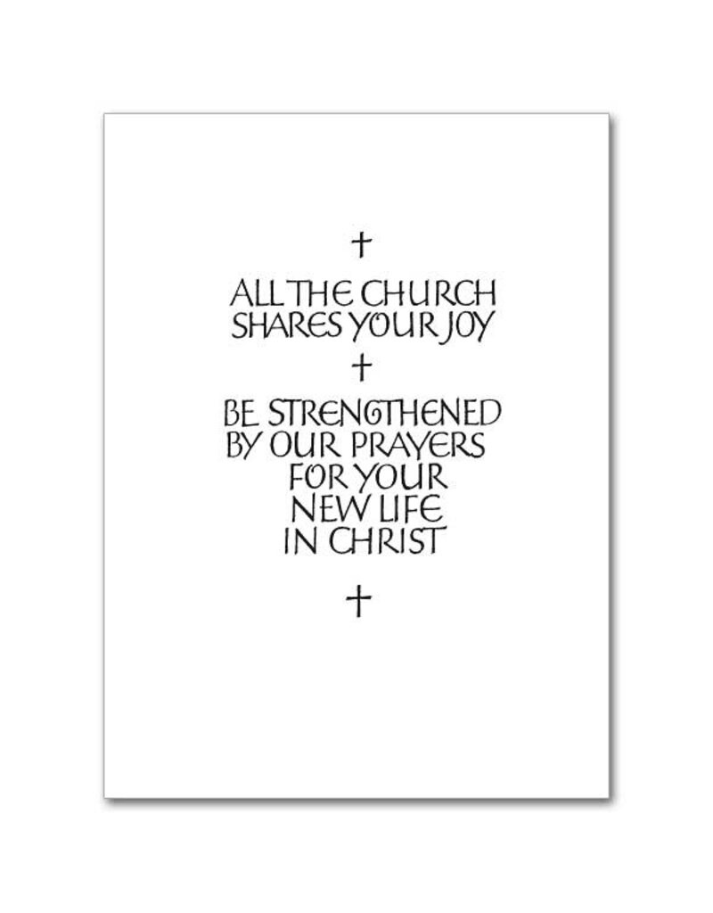 Altar + Home Congratulations As You Receive The Sacraments of Initiation OCIA Card