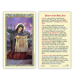 Ambrosiana Saint Veronica Laminated Holy Card, Prayer to the Holy Face