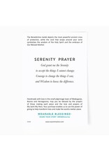 My Saint My Hero Serenity Blessing Bracelet - Silver Medal/Metallic Gold Band