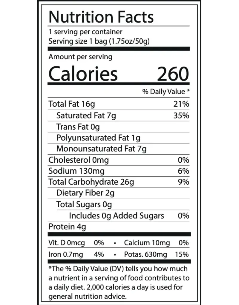Fat Thins Sea Salt Potato Chips