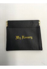 Religious Art Inc Black Rosary Case Squeeze Spring Closer