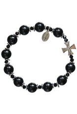 Sine Cera Black Onyx Rosary Bracelet (10mm)