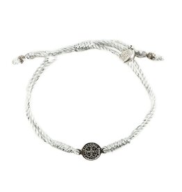 My Saint My Hero Breathe Blessing Bracelet Metallic - Silver Metallic
