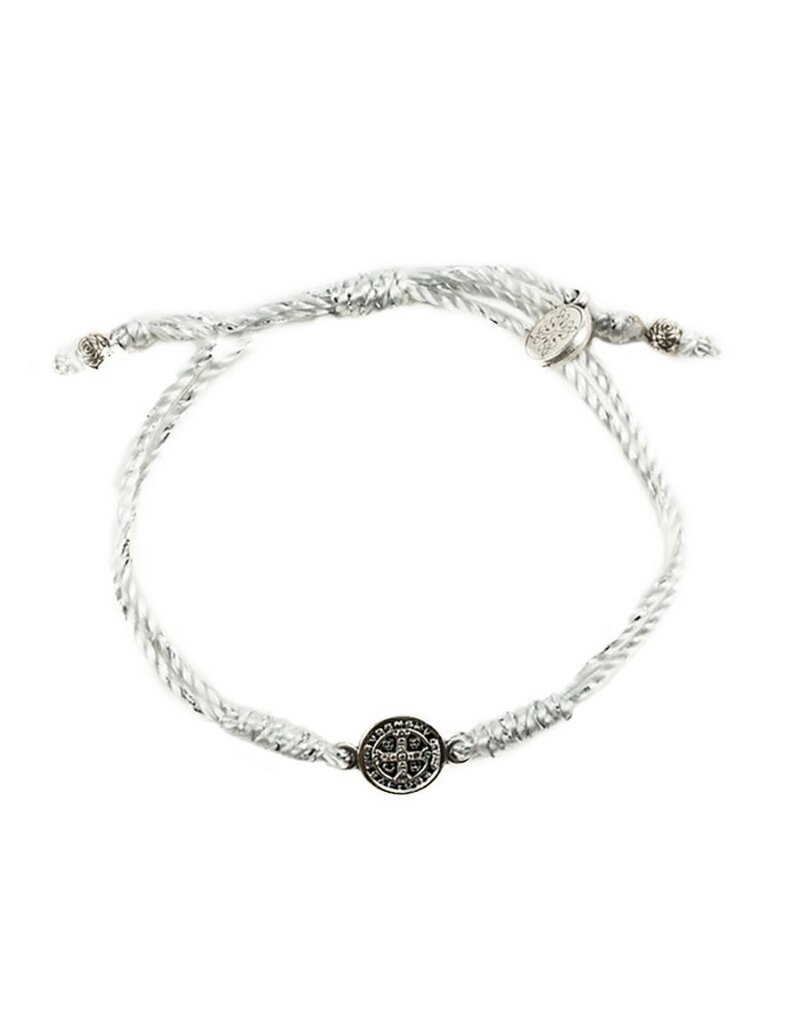 My Saint My Hero Breathe Blessing Bracelet Metallic - Silver Metallic
