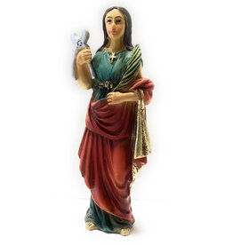 WJ Hirten 4" Statue with Prayer Card St. Agatha