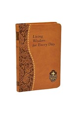 Catholic Book Publishing Corp Living Wisdom For Every Day-Brown Imitation Leather