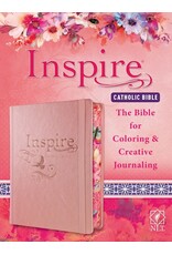 Tyndale House Publishers NLT Inspire Catholic Bible - Pink Hardcover