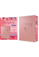 Tyndale House Publishers NLT Inspire Catholic Bible - Pink Hardcover