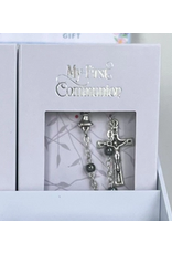 Hematite First Communion Rosary