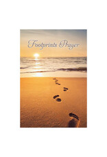 Alfred Mainzer Recovery Card - Footprints Prayer